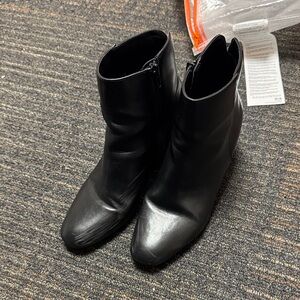 Chinese Laundry Sleek Black Ankle Booties